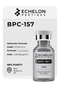 Echelonpeptides product vial bpc 157 research peptide — Echelon Peptides