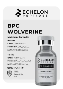 Echelonpeptides product vial bpc wolverine research peptide — Echelon Peptides