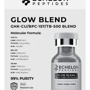 Glow Blend / GHK-Cu / BPC-157 / TB-500 research vial