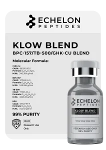 Echelonpeptides product vial klow blend research peptide — Echelon Peptides